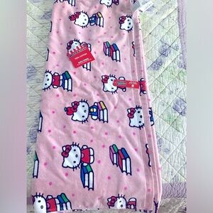 Hello Kitty Beach Towel, Pink Hello Kitty Towel, Pool Towel 30” x 54” New
